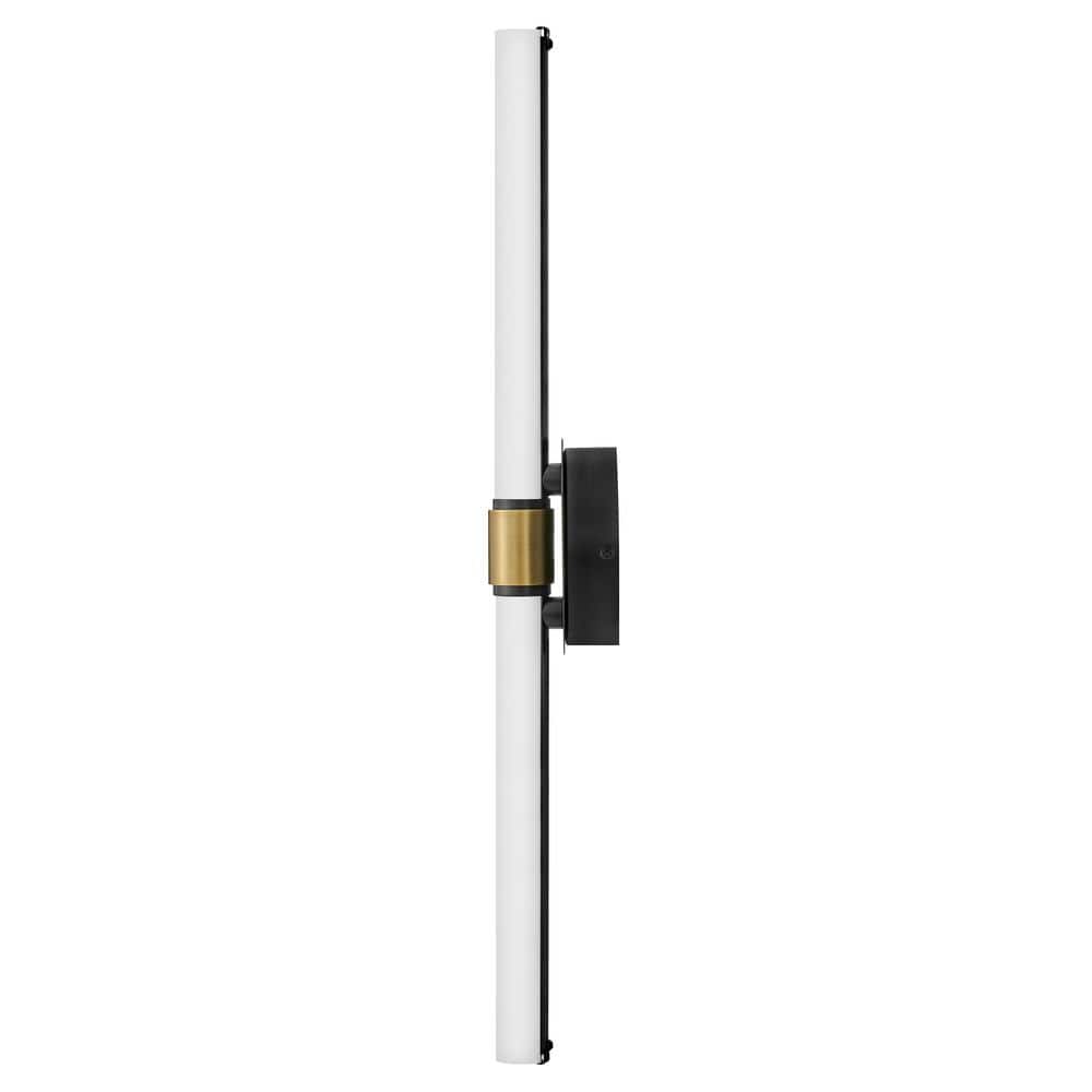 Kai Black and White Dimmable LED Vanity Light