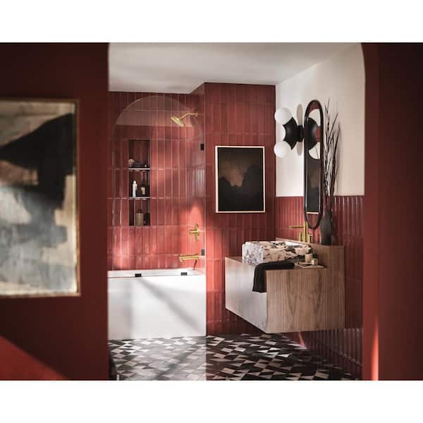 Align M-CORE 3-Series 1-Handle Tub and Shower Trim Kit in Brushed Gold (Valve Not Included)