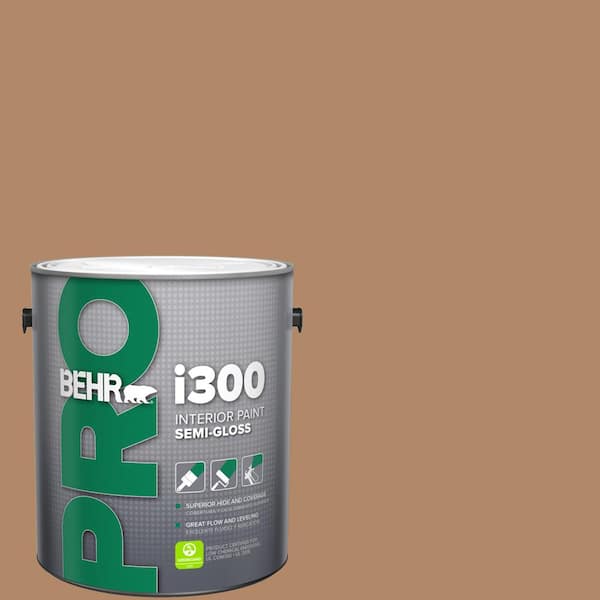 BEHR PRO 1 gal. #MQ2-02 Syrup Semi-Gloss Interior Paint