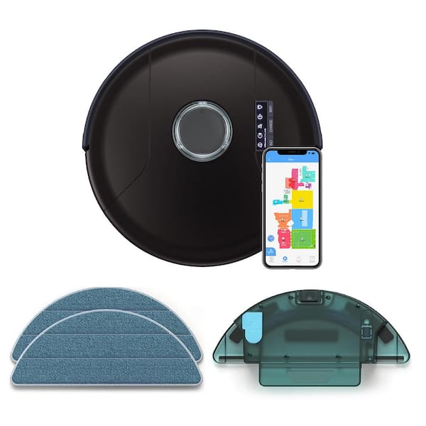 bObsweep PetHair SLAM Robotic Vacuum Cleaner and Mop in Jet