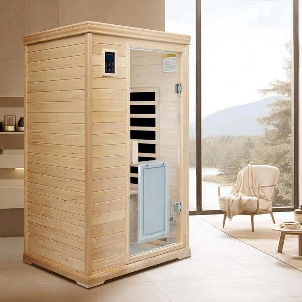 Staykiwi 2-Person Sauna with LCD Display, Key Control and