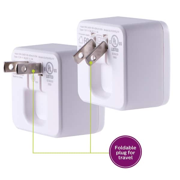 Philips 1 USB-C Wall Charger with Power Delivery in White DLP2509Q