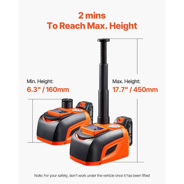 SKYSHALO Electric Car Jack, 5 Tons /11000 lbs., Adjustable