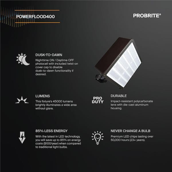 ProLite 6' 10,000 Lumen LED Flood Light - SKU LF140S