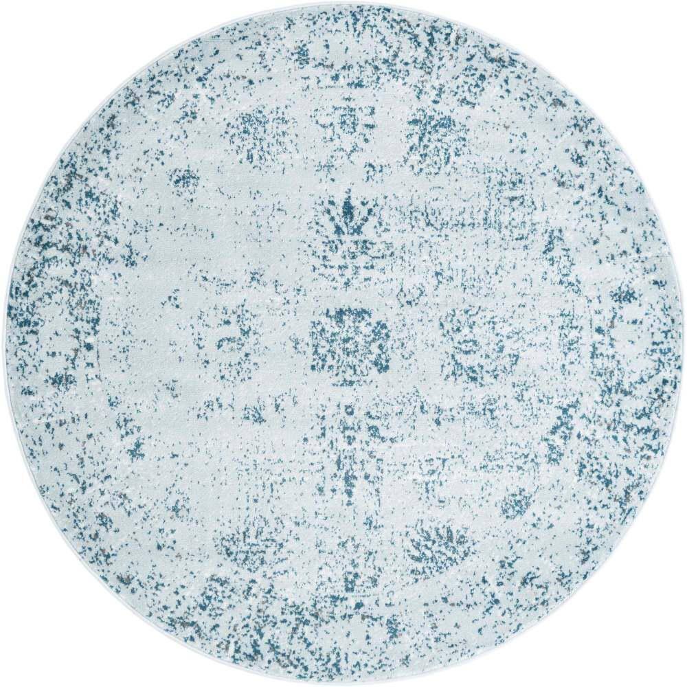 Sofia Casino Light Blue 6 ft. 1 in. x 6 ft. 1 in. Area Rug price history on PriceWatchPro