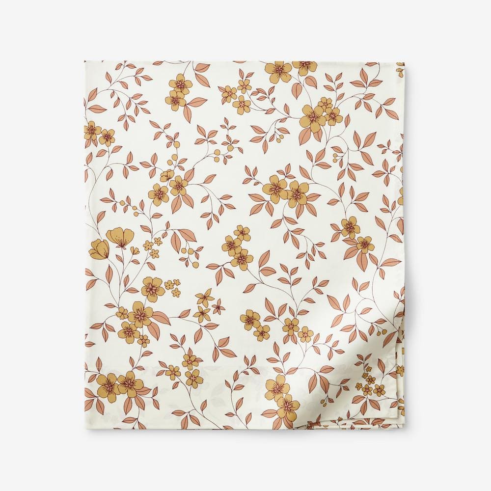 The Company Store Company Cotton Remi Ditsy Floral Rust Cotton Percale ...