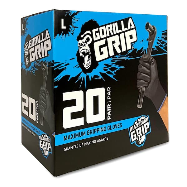 GORILLA GRIP Large Gorilla Grip Gloves (20-Pack)