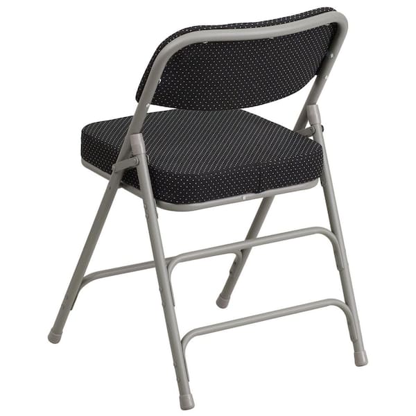 Flash Furniture Hercules Metal Folding Chair Black