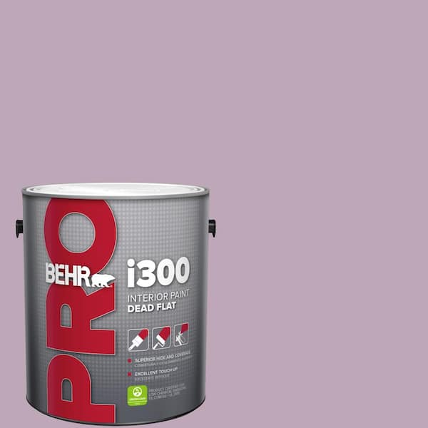 BEHR PRO 1 gal. #680F-4 Soft Heather Dead Flat Interior Paint