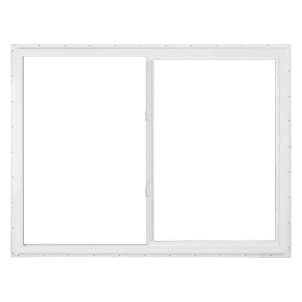 SIMONTON 36 in. x 36 in. DaylightMax Left-Hand Sliding Vinyl Window ...