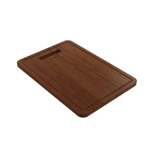 16.75 in. x 11.6 in. Rectangular Wooden Cutting Board for Arona 1600 with Handles