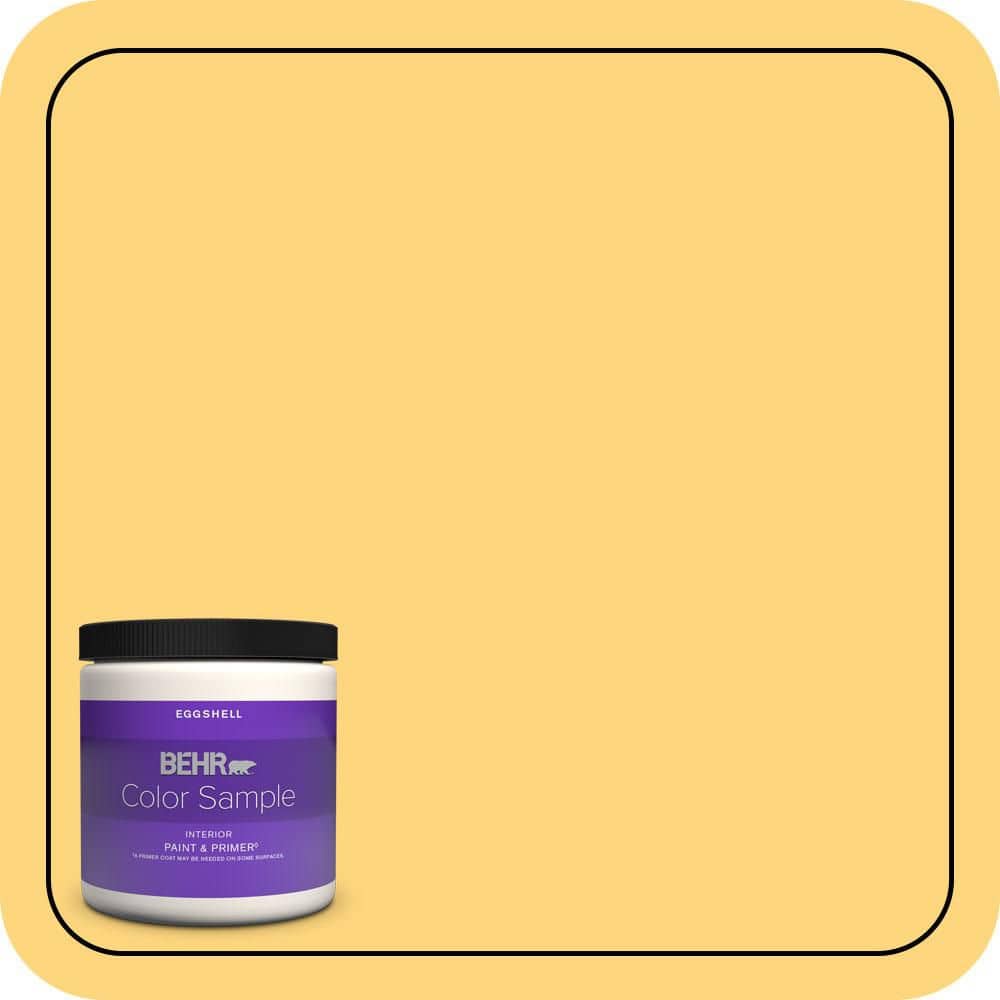 8 oz. #T17-20 Lemon Burst Eggshell Enamel Interior Paint & Primer Color Sample price history on PriceWatchPro