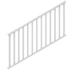 Traditional 6 ft. x 36 in. (Actual Size: 67-3/4 x 33 1/4" in.) White PolyComposite Stair Rail Kit without Brackets