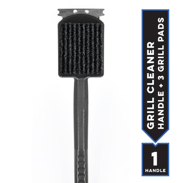 Kingsford GrillMate Grill Cleaner with Replaceable Cleaning Pads - Includes 3 Replacement Pads