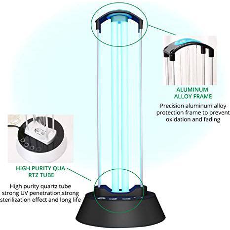 UV germicidal lamp; 60 watts, 152µW/cm2 intensity, 230 VAC/50 Hz
