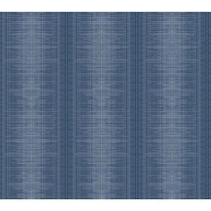 60.75 sq. ft. Silk Weave Stripe Wallpaper