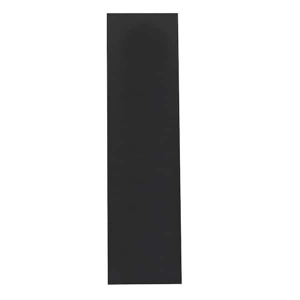 Indoor/Outdoor Modern 1 Light Black LED Wall Sconce with Acrylic Shade for Hallway Bedroom Living Room (Warm Light)