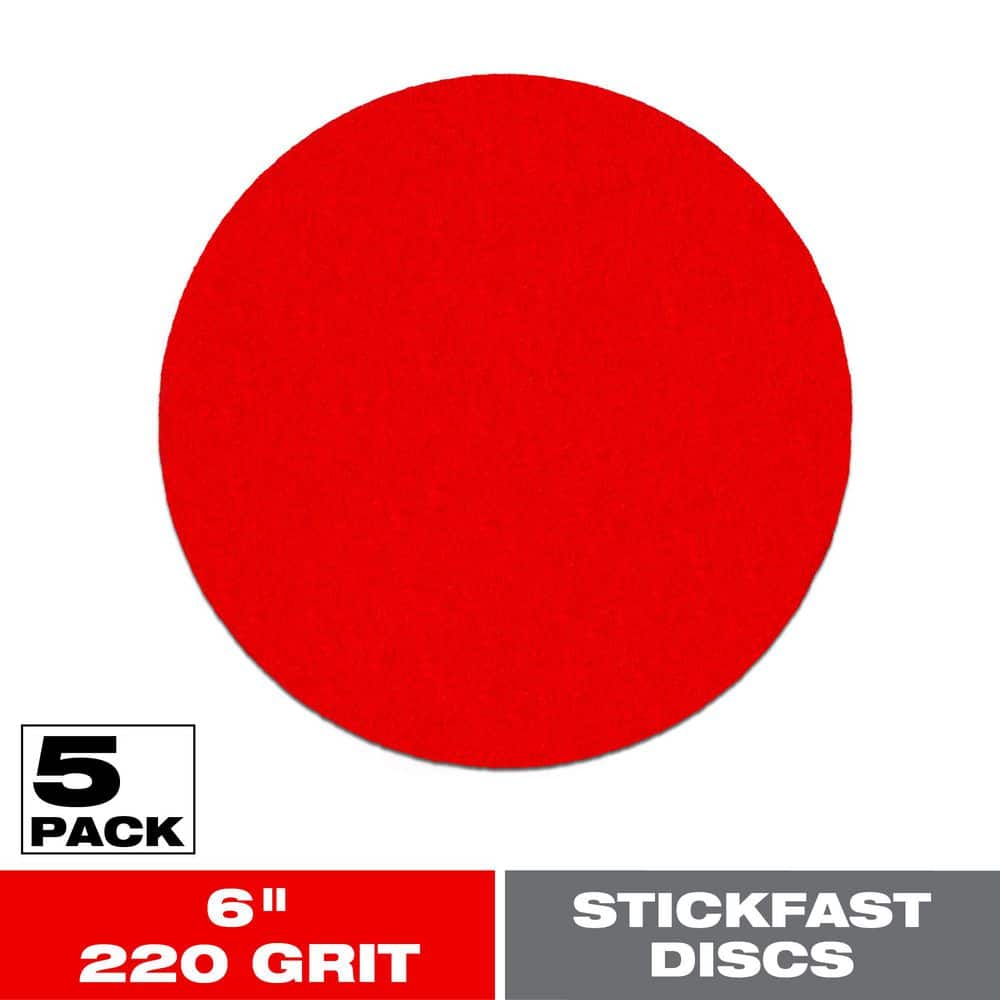 6 in. 220-Grit Random Orbital Sanding Disc with StickFast Backing (5-Pack) price history on PriceWatchPro