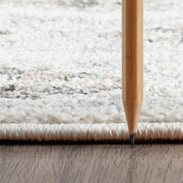 Tuscany Oriental Cream 2 ft. x 8 ft. Indoor Runner Rug