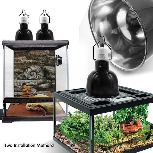 Exo Terra Reptizoo Dual Lamp Fixture Reptile Terrarium Reptile