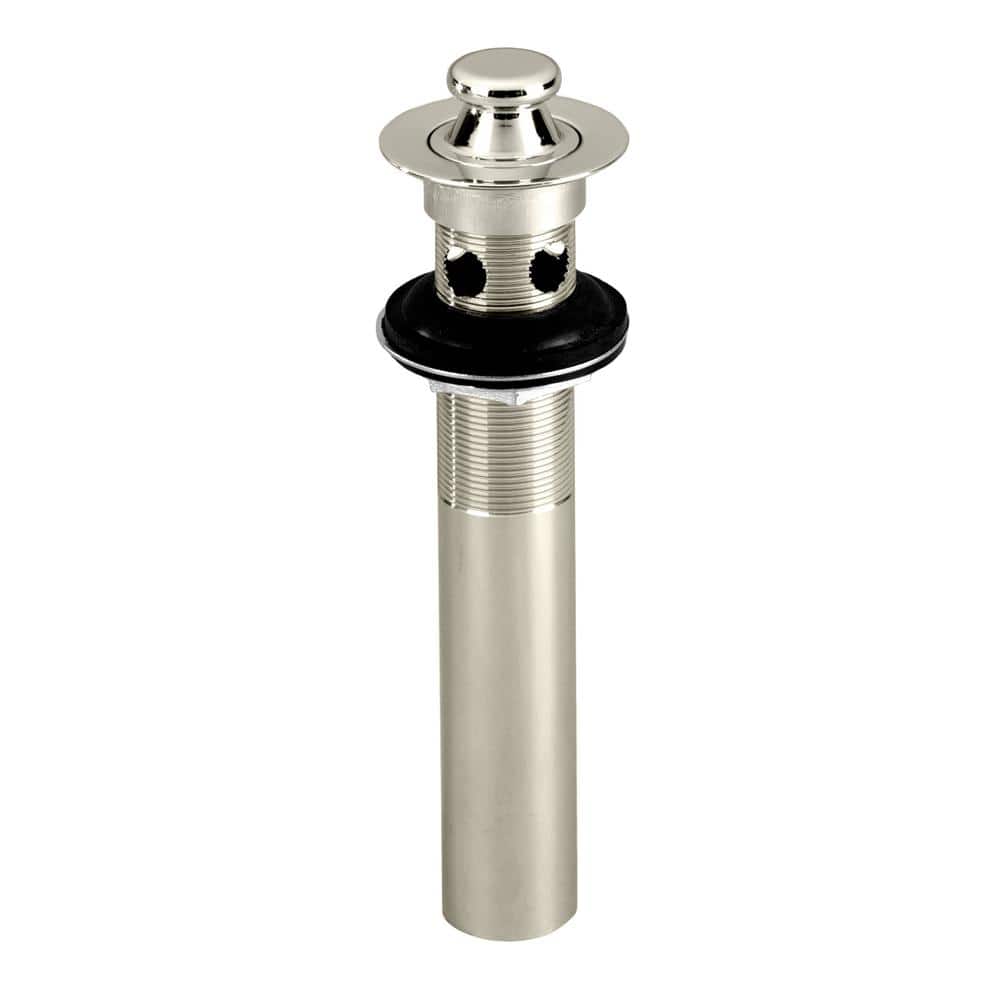 Lift and Turn Lavatory Drain with Overflow Holes - Exposed, Polished Nickel price history on PriceWatchPro
