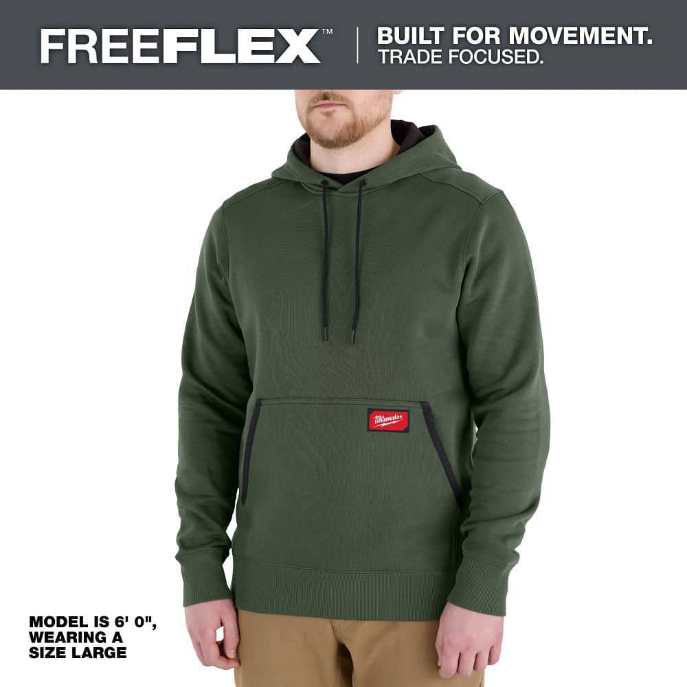 FREEFLEX Pullover Hoodie - Green S price history on PriceWatchPro