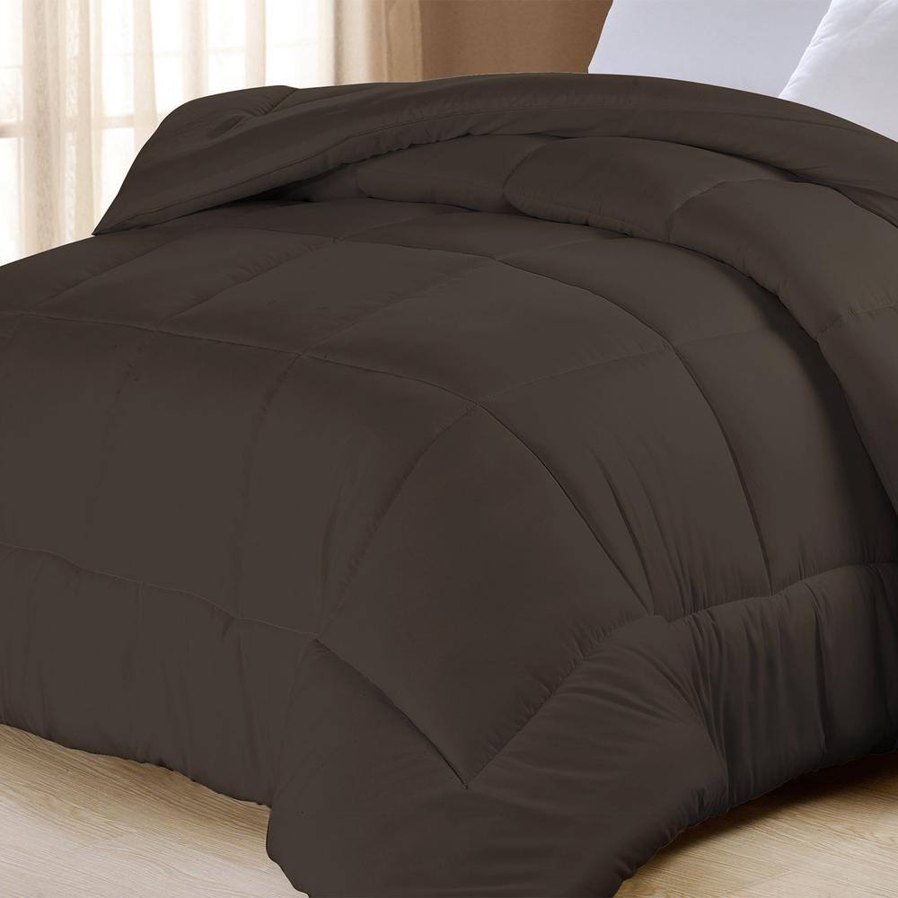 Twin Chocolate Down Alternative Microfiber Comforter