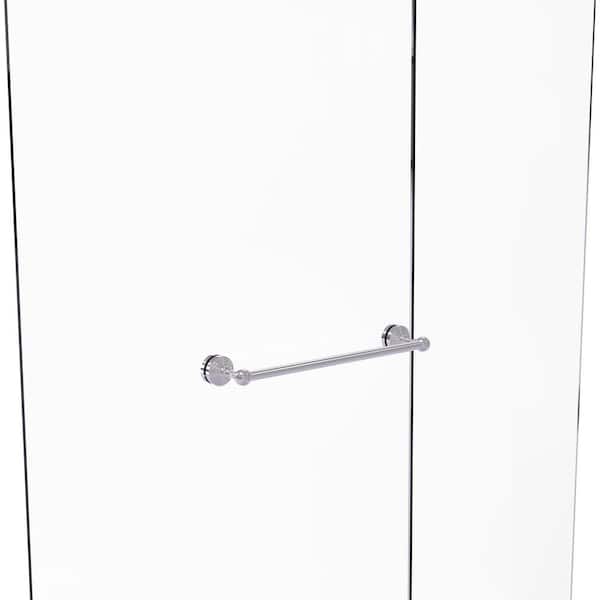 Allied Brass Waverly Place 18 in. Over-the-doorShower Door Towel Bar in Polished Chrome