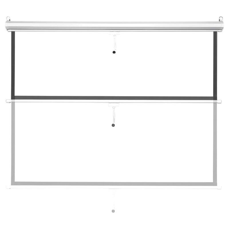 72 in. Diagonal 4:3 Manual Pull-Down Projector Screen