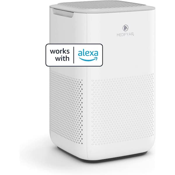 MEDIFY MA-15 SMART UV Air Purifier with H13 True HEPA Filter, 293 Sq. Ft. Coverage, 99.9% 0.1 Microns, White, 1-Pack