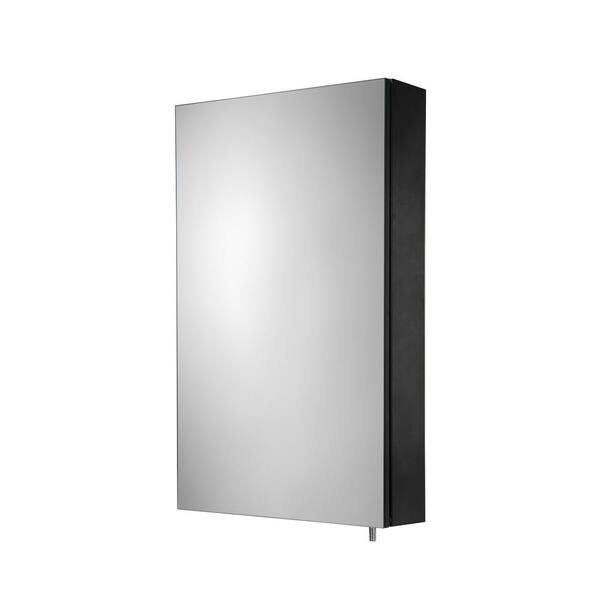 Croydex 16-in x 26-in Surface Mount Polished Stainless Steel Mirrored Medicine Cabinet