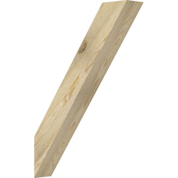 Ekena Millwork 4"W x 20"D x 28"H Traditional Rough Sawn Knee Brace, Douglas Fir