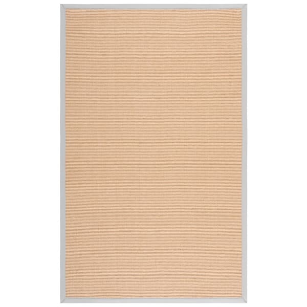 Napa Faux Sisal 100 5 ft. x 8 ft. Maize/Beige Solid Color Area Rug