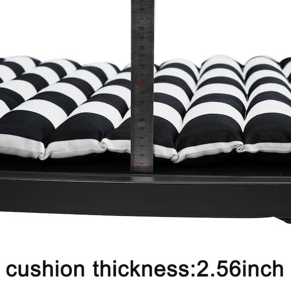 2-Piece Outdoor Lounge Chair Replacement Cushion Patio Funiture Seat Cushion Chaise Lounge Cushion
