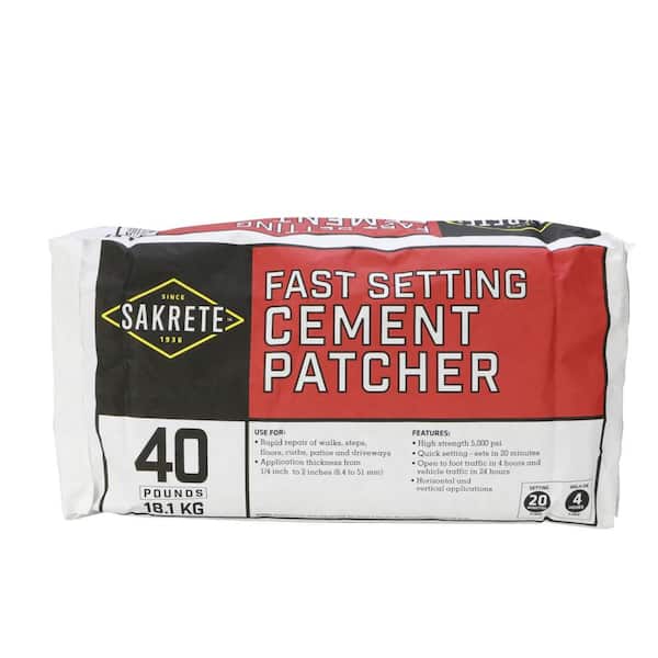 SAKRETE 40 lb. Fast Set Concrete Patcher