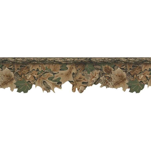 York Wallcoverings Lake Forest Lodge Realtree Camouflage Wallpaper Border