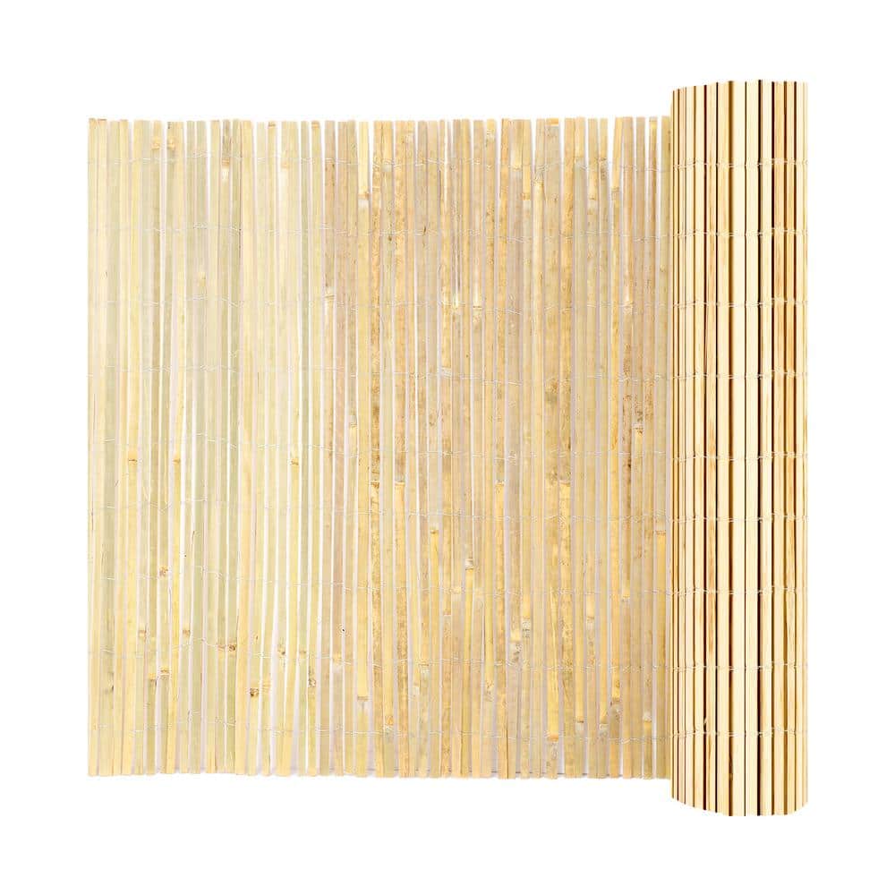 Natural Bamboo Fence Privacy Screen, Eco-Friendly Privacy Bamboo Slat Fence, 6 ft. H x 13 ft. L Bamboo Screen Panel price history on PriceWatchPro