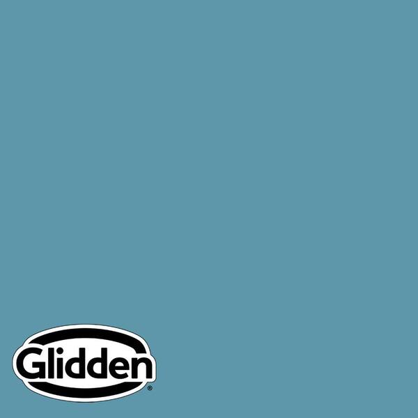 Glidden Essentials 1 gal. #PPG1151-5 Aqua Blue Semi-Gloss Exterior Paint