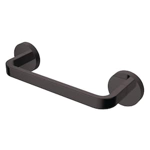 Vector Wall-Mounted Hand Towel Ring in Matte Black