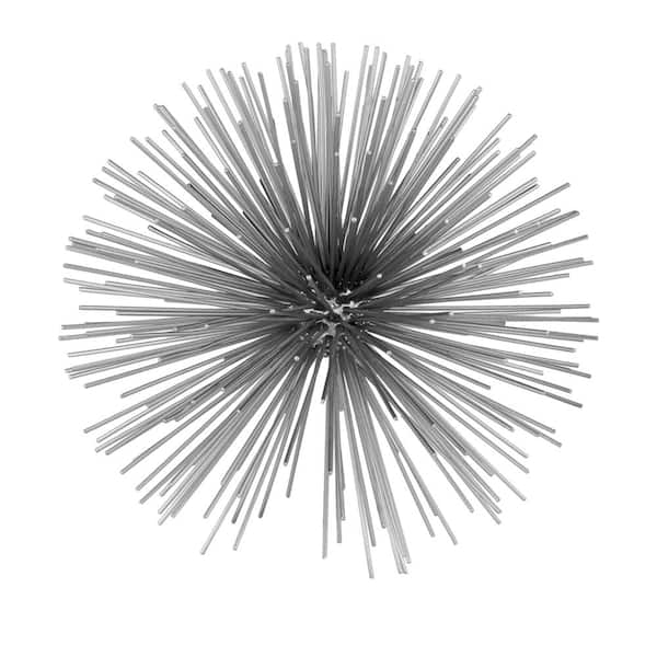 Rosemary Abstract Silver Large Spiked Sphere