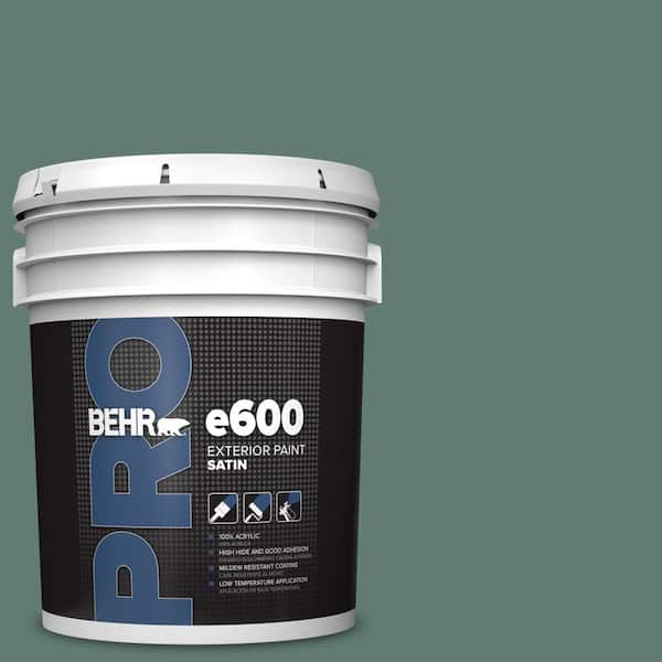 BEHR PRO 5 gal. #S430-6 Forest Edge Satin Exterior Paint