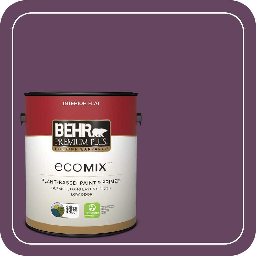 1 gal. #MQ5-35 Plum Rich Flat EcoMix Plant-Based Interior Paint & Primer price history on PriceWatchPro
