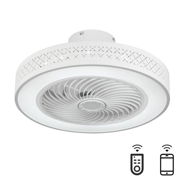 MultiEase 20 in. Indoor White Low Profile Enclosed Caged Standard