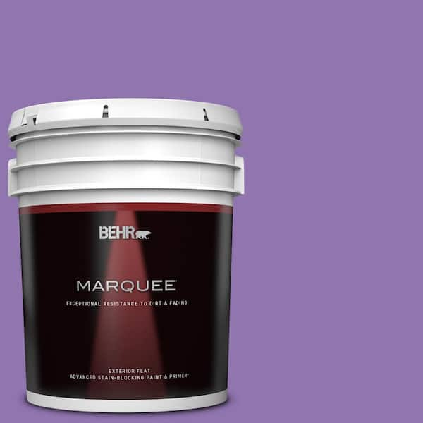 BEHR MARQUEE 5 gal. #P570-5 Romantic Moment Flat Exterior Paint & Primer