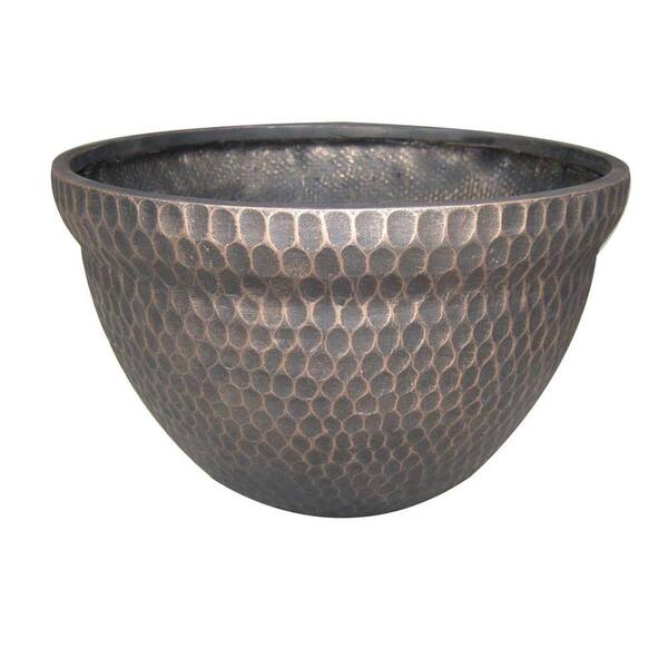 Unbranded 15 in. Fiber Glass Lorant Hammered Planter-DISCONTINUED