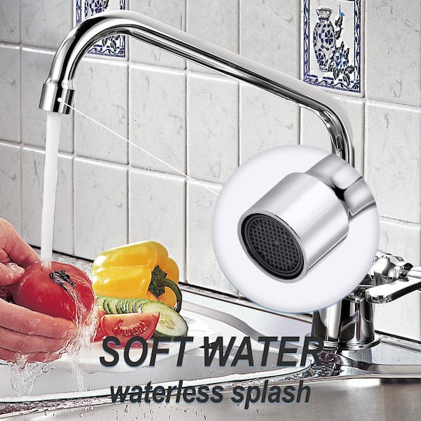 Double Handle Deck Mount Commercial Standard Kitchen Faucet with 10 in. Swivel Spout in Polished Chrome
