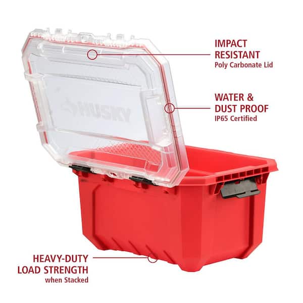 Husky 5-Gal. Professional Heavy Duty Waterproof Stackable Plastic