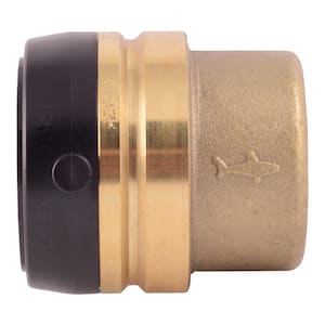 1-1/2 in. Push-to-Connect Brass End Cap Fitting