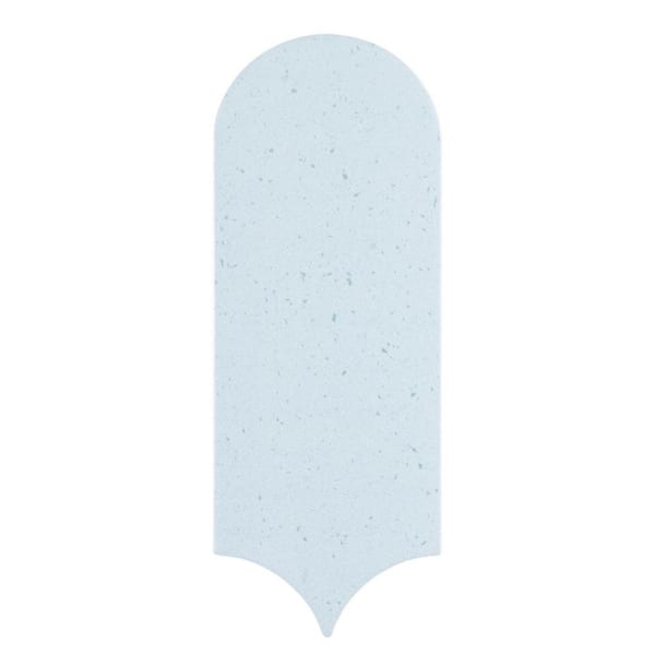 Picole Temac Blue 3 in. x 9 in. Popsicle Terazzo Look Satin Ceramic Wall Tile (5.73 sq. ft./ Case)