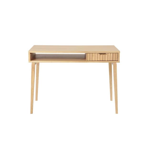 Nathan James Jasper 31 in. Small Home Office Desk with Storage Bohemian